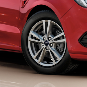 Platišče iz lahke zlitine 17" 5 x 2 kraki, srebrn